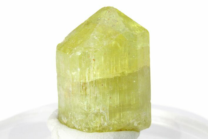 Gemmy Yellow-Green Apatite Crystal - Morocco #276518
